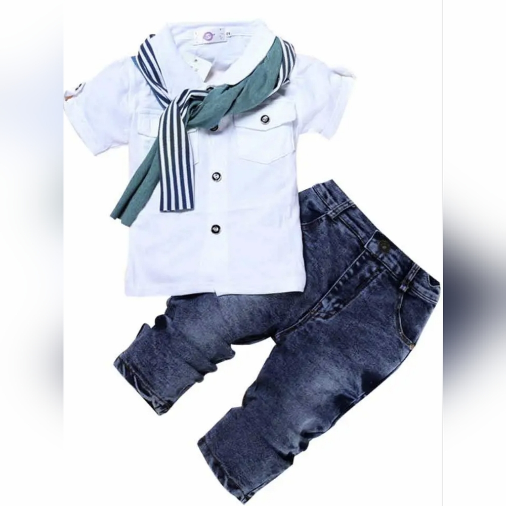 🌟HP🌟 Boys Scarf, Button Down Shirt and Jeans